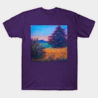 Pastel painting - Morning field T-Shirt